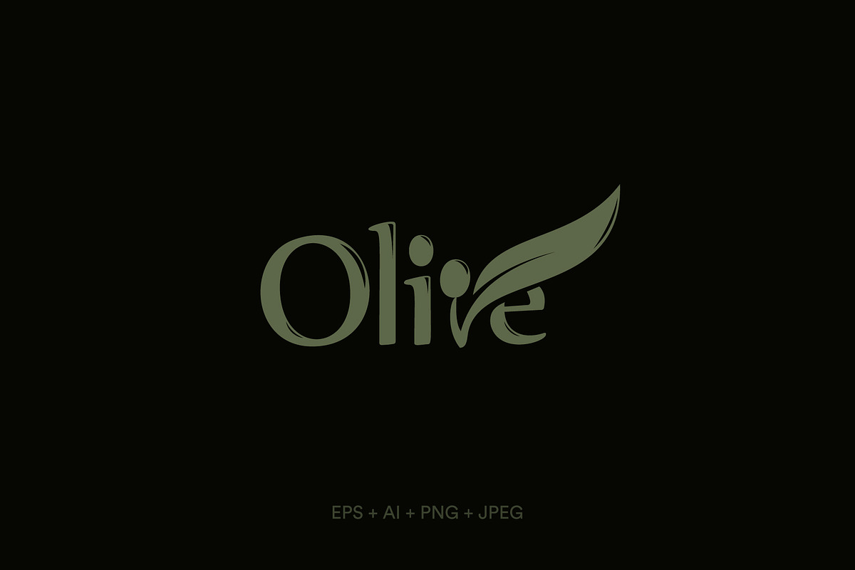 Olive Logo Template, a Branding & Logo Template by Artyway Logo (Photo 2 of 4)