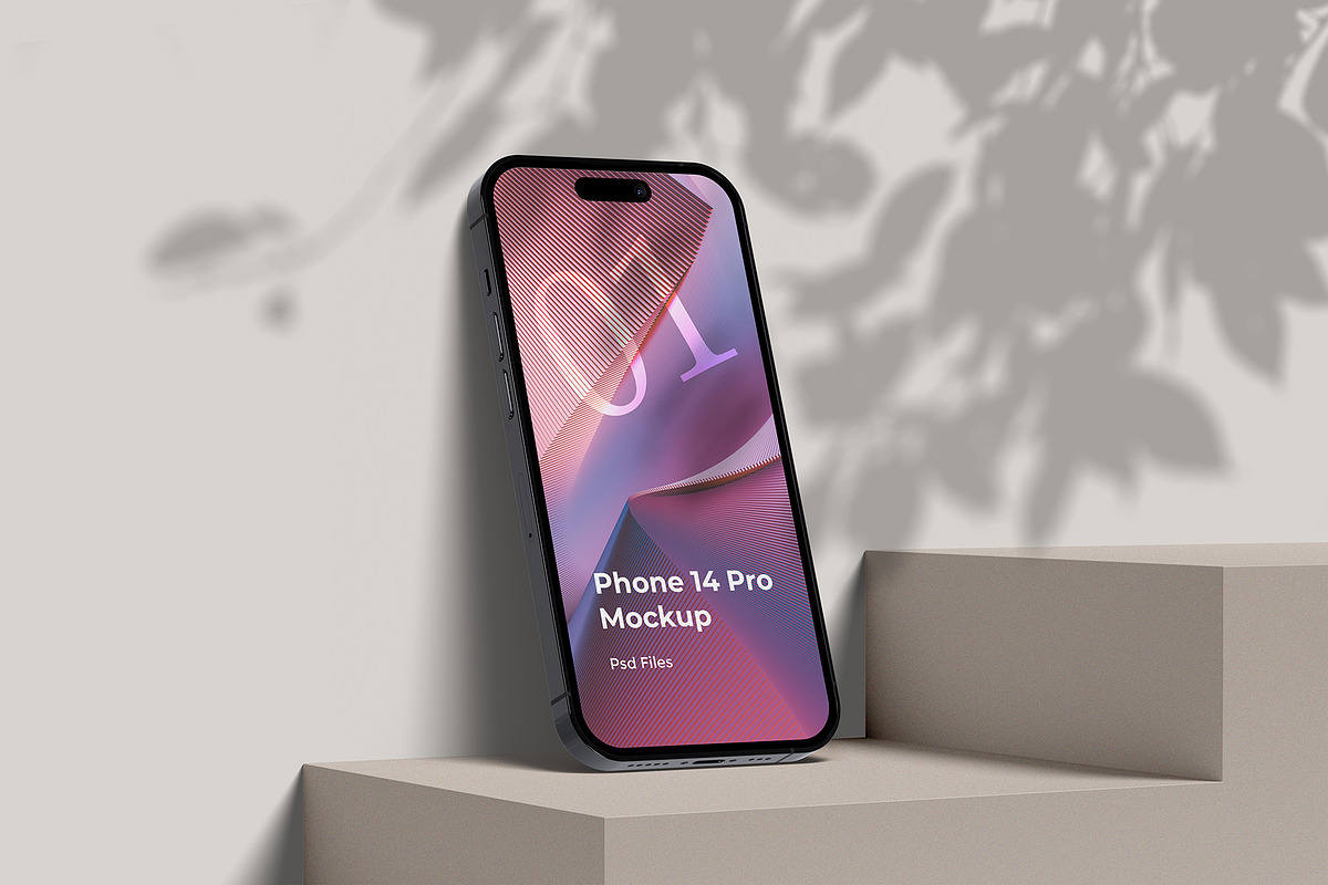 iPhone 14 Pro Mockup, an iPhone Mockup by graphicpages (Photo 9 of 18)