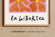 La Libertee handwritten font, a Handwritten Font by Minna Kaario (Thumbnail 1 of 14)