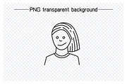 Bundle of Doodle Human Face Avatars, a Person Illustration by Designfour (Thumbnail 3 of 7)
