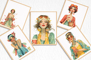Whimsical Summer Girl Clipart, an Illustration by DreamArtGraphic (Thumbnail 7 of 8)