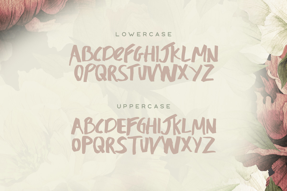 Honeysuckle Typeface preview 2