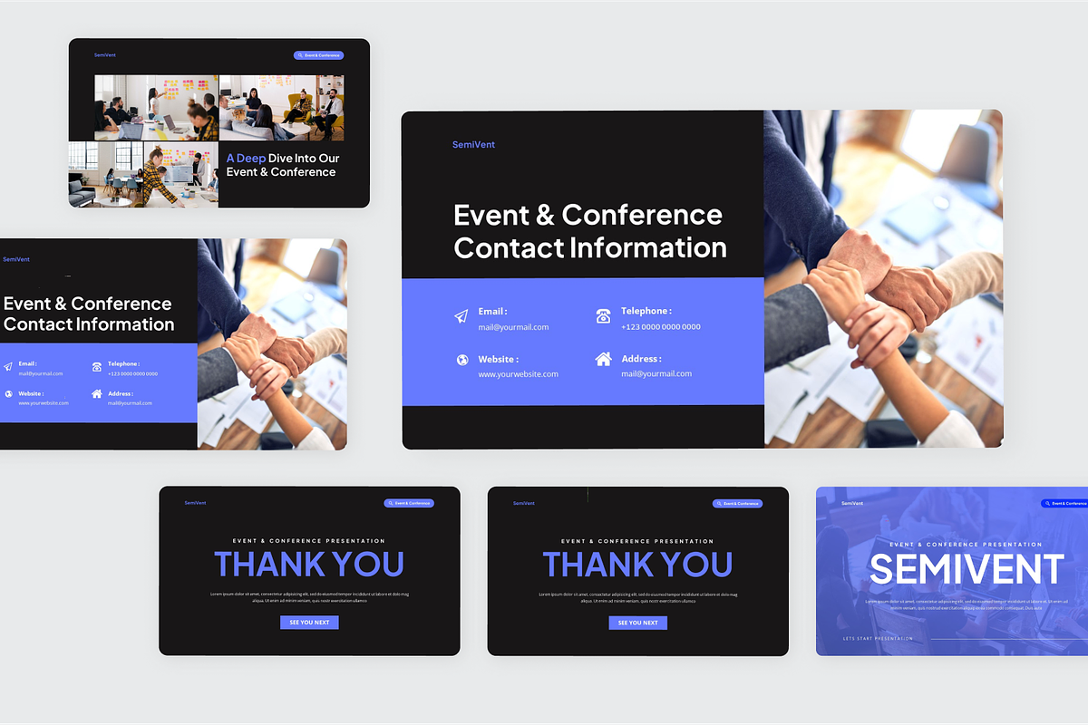 Event & Conference PowerPoint, a Presentation Template by SquidPixey (Photo 5 of 6)