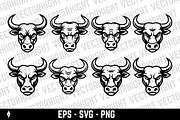 Logo of a bull or buffalo head, an Object Graphic by Vectorhight (Thumbnail 1 of 5)