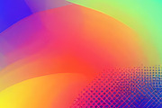 Neon Northern Lights Abstract Geo, a Decorative Illustration by Sharon Schwalbe (Thumbnail 2 of 4)