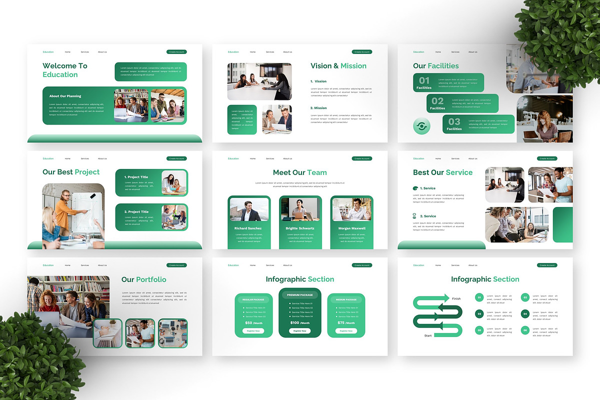 Education - Academy Google Slide, a Presentation Template by Deepslide Studio (Photo 5 of 6)