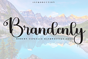Brandenly, a Handwritten Font by FreshTypeINK (Thumbnail 1 of 8)