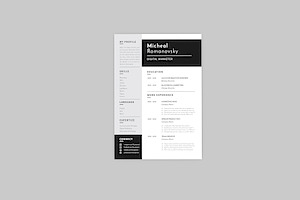 Micheal DIgital Resume Designer