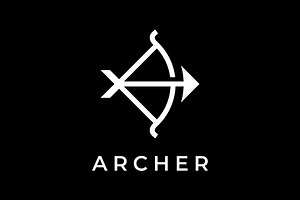 Archer Bow Arrow Logo, a Branding & Logo Template by ika trisiana