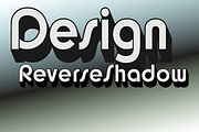 Churchward Design Reverse Shadow, a Sans Serif Font by BluHead Studio (Thumbnail 1 of 2)