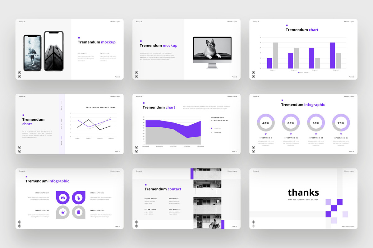 Tremendum - Business PowerPoint, a Presentation Template by BeadyLab (Photo 5 of 6)