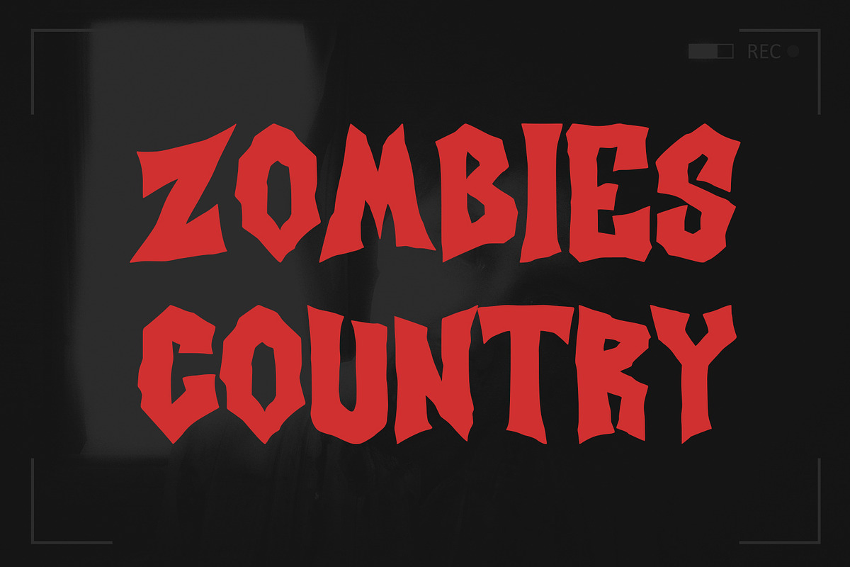 Ristakhr Horror Display Typeface, a Sans Serif Font by Maulana Creative (Photo 5 of 7)