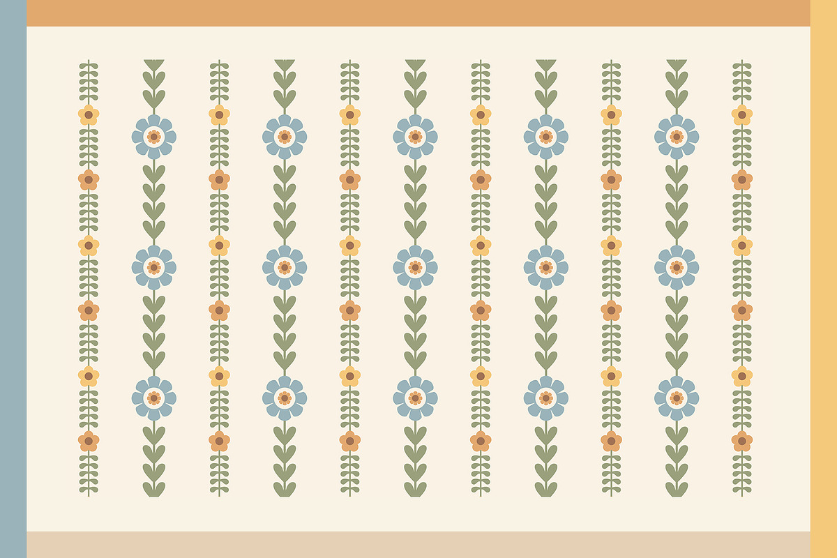 Blossom - Earthy Patterns & Shapes, a Pattern Graphic by Basia Stryjecka (Photo 8 of 33)