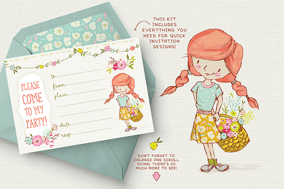 Spring Adventures Designers Kit, an Animal Illustration by Lisa Glanz (Photo 4 of 7)