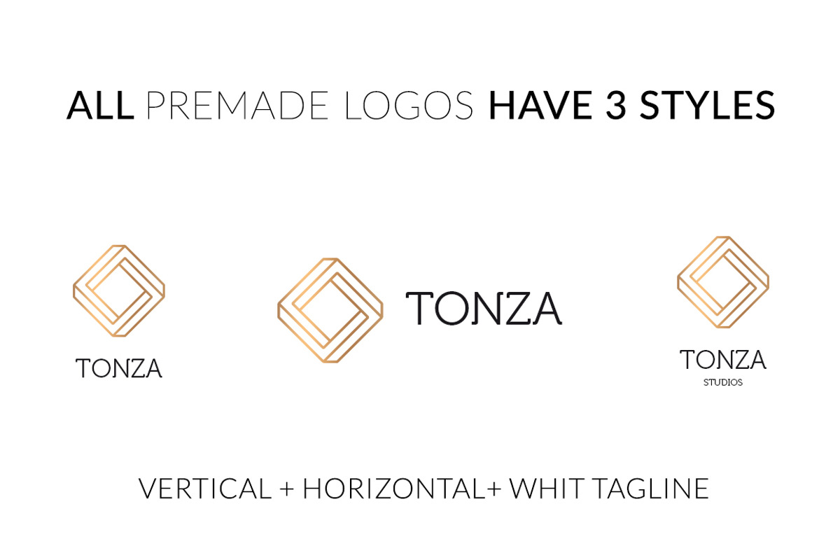 Minimal Geometric Logo Bundle v1, a Branding & Logo Template by buttonpl (Photo 4 of 13)