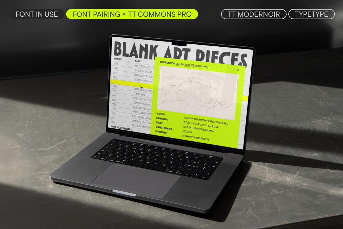 TT Modernoir, a Sans Serif Font by TypeType (Photo 11 of 15)