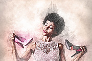 Chalk Sketch Photoshop Action, an Action Add-On by UnicDesign (Thumbnail 11 of 12)