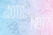 Morning Rain Dot Font, a Font by ToBeThea (Thumbnail 2 of 6)