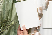 Cards Mockup 5x7 In Hand Olive2c5 8e, a Merchandise Mockup by PawMockups (Thumbnail 4 of 11)