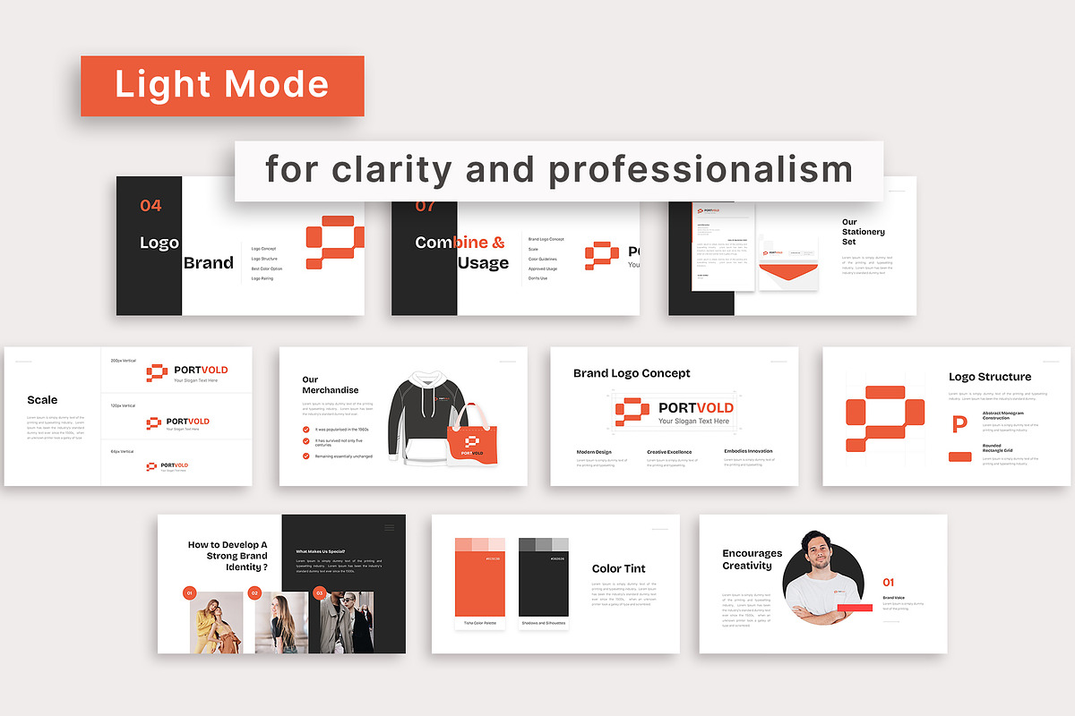 Brand Identity Deck Google Slides preview 3