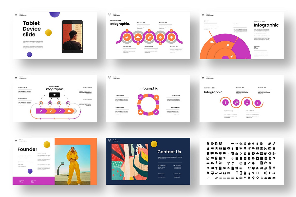 Nordic - Business Google Slide, a Presentation Template by Dens Creative Studio (Photo 5 of 6)