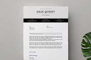 Feminine Resume Template / Joli