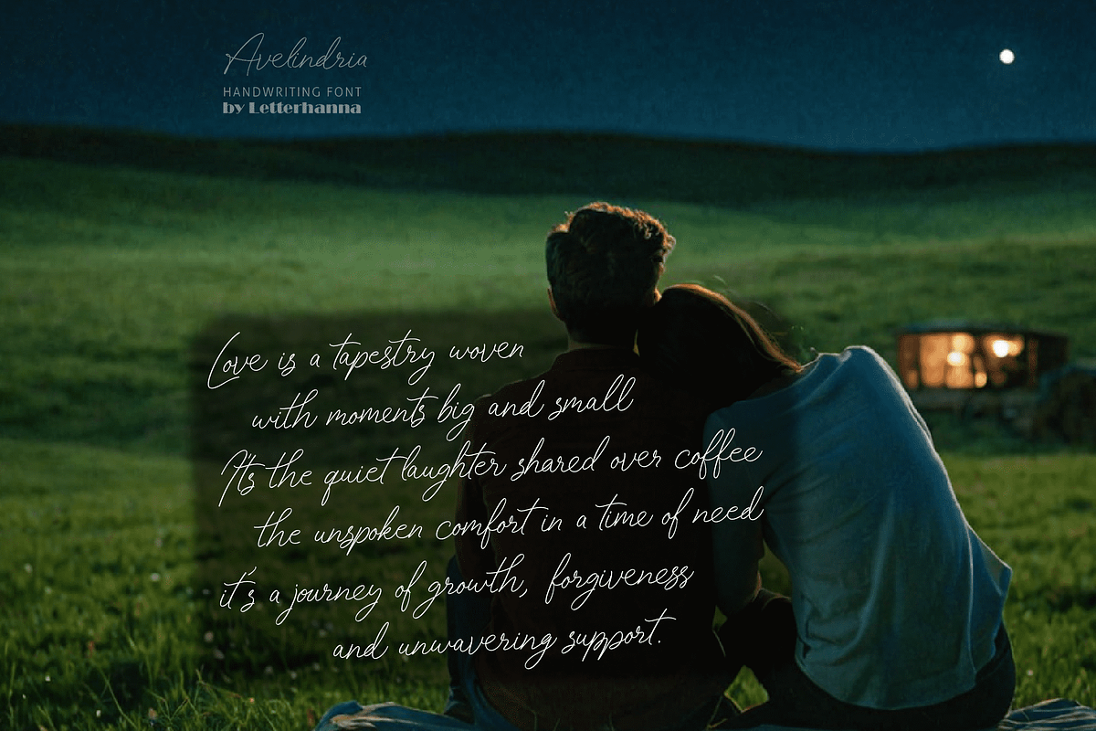 Avelindria Font, a Handwritten Font by Letterhanna Studio (Photo 16 of 19)