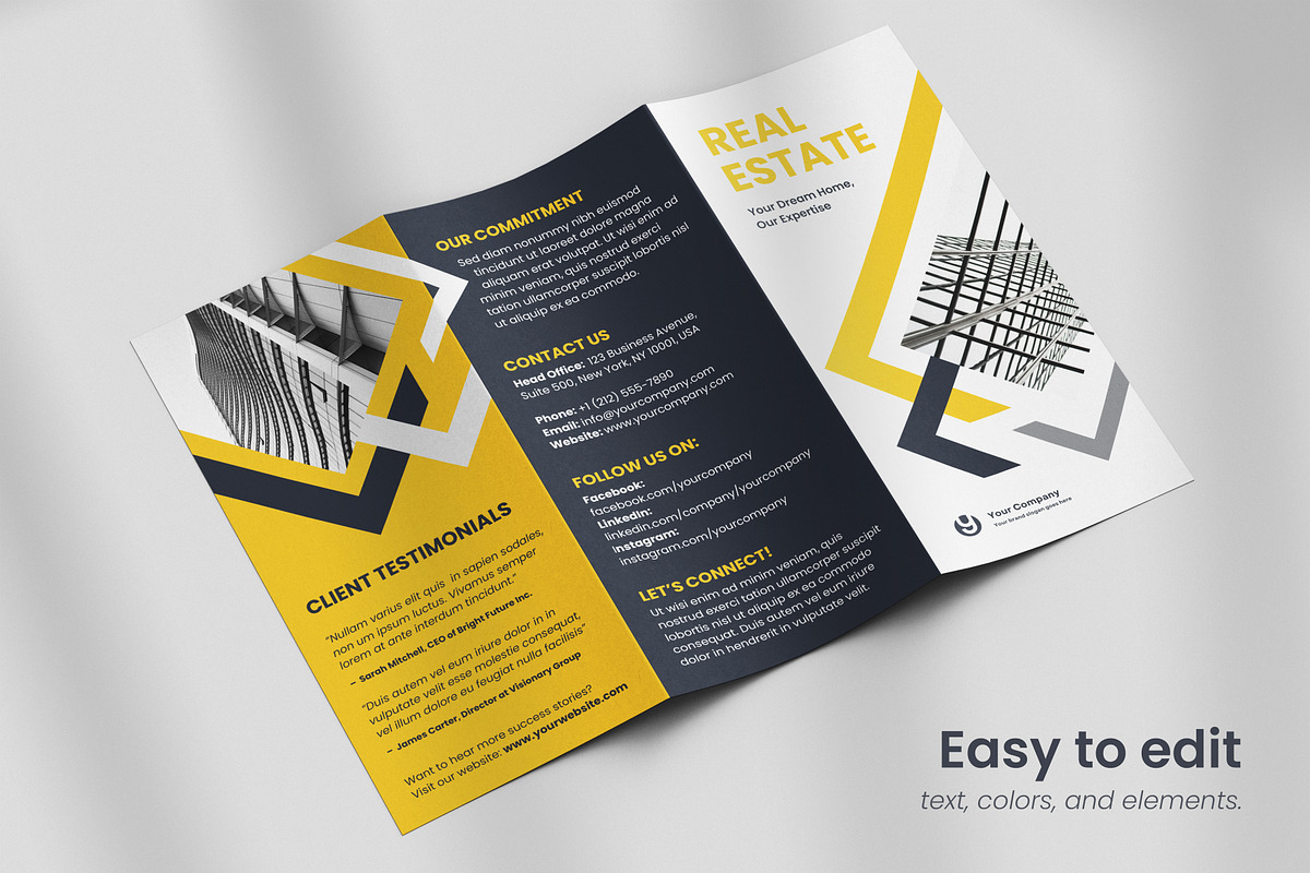 All Purpose Trifold Brochure 01, a Brochure Template by WheelieMonkey (Photo 3 of 4)