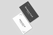 Minimal Floating Business Card Mock, an Advertising Mockup by graphypix (Thumbnail 3 of 4)
