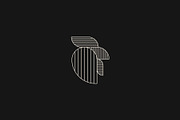 Chicken Rooster Line Logo Design, a Branding & Logo Template by Vectoryzen (Thumbnail 2 of 2)