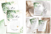 Save the Date Template Calendar Wedd, an Invitation Template by PawGraphic (Thumbnail 2 of 10)