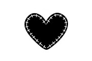 Stitched Heart Silhouette Vector Bun, an Illustration by Designs_River (Thumbnail 32 of 41)