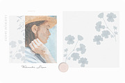 Watercolor floral fine art paper, a Texture Graphic by Anna Sokol (Thumbnail 2 of 18)
