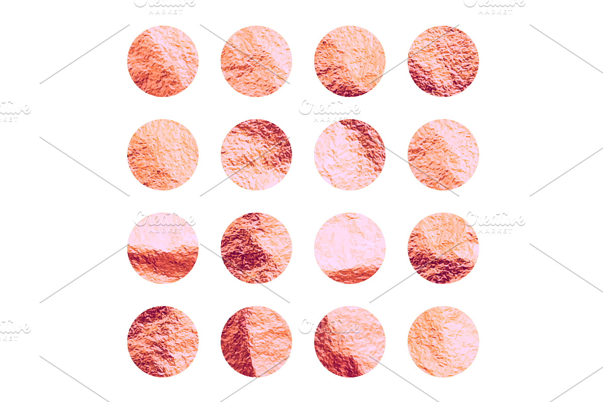 Rose gold foil, shiny handmade, an Illustration by 32pixels