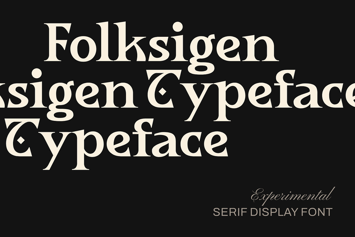 Folksigen - Display Serif Font, a Serif Font by Matsero (Photo 5 of 9)