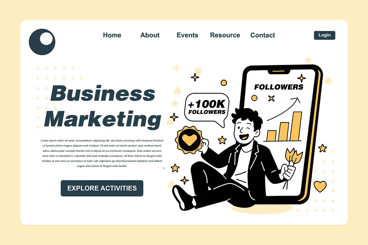 business marketing, a Finance Illustration by frog.ground (Photo 1 of 2)