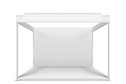 Blank white trade stands, an Object Illustration by majcot (Thumbnail 4 of 6)