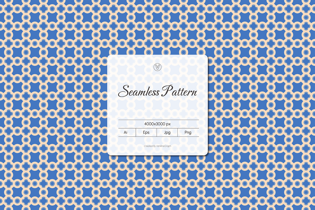 Simple Seamless Pattern, a Pattern Graphic by VanillineGraph