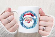 Pink Trendy Christmas Santa Png Clip, an Illustration by Sublimation Artist (Thumbnail 5 of 6)