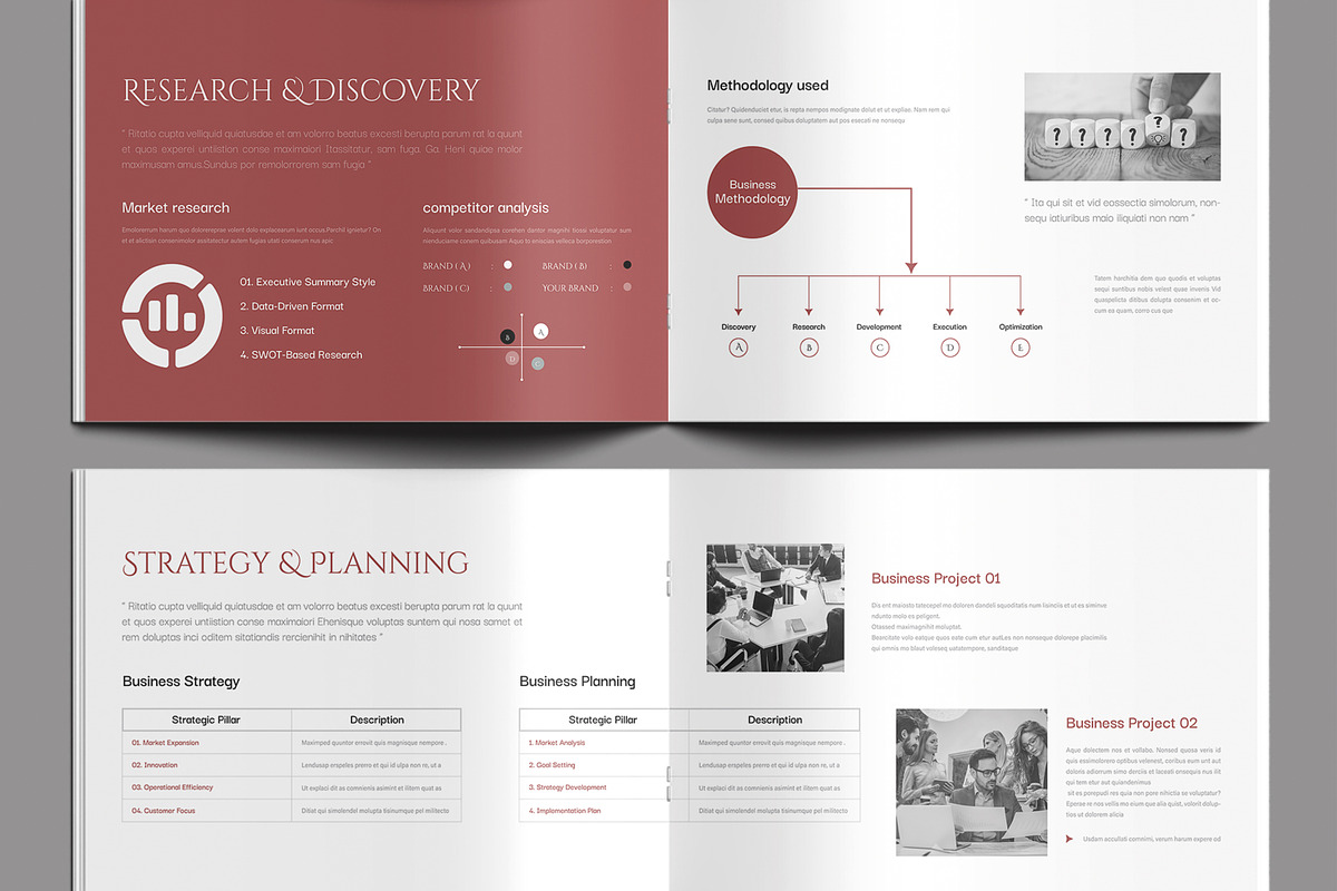 Professional Case Study Template preview 4