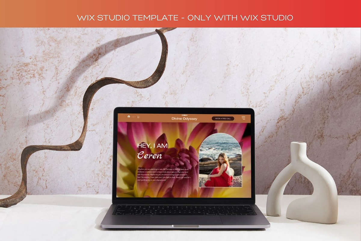 Spiritual Website Wix Template, a Wix Template by Deepa Template Studio (Photo 6 of 8)