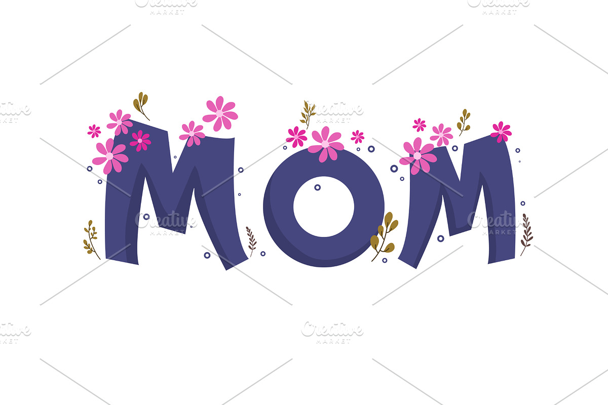 Mothers day background vector set, a Seasonal Illustration by foxndeer (Photo 2 of 4)