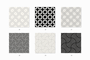 Concentric Seamless Patterns Bundle, a Pattern Graphic by Curly_Pat (Thumbnail 8 of 15)