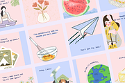 100 Motivational Canva Quotes, a Social Media Template by The Blog Creative (Thumbnail 4 of 6)