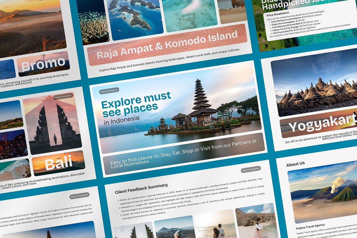 Indonesia - Travel Agency, a Presentation Template by FIBRINOSÄ (Photo 1 of 3)