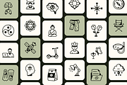 Animated Hobbies Icons, an Outline Icon by Prosymbols (Thumbnail 3 of 4)