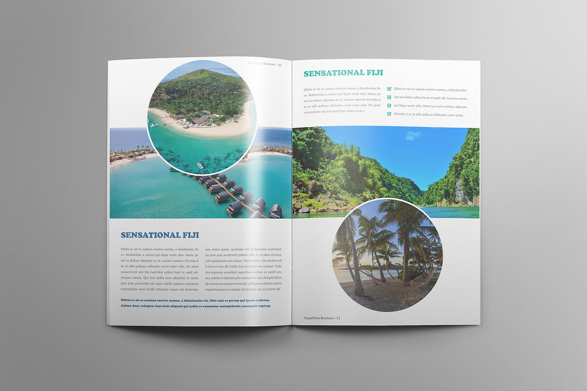 Travel Time Brochure | A4 - Square, a Brochure Template by Carlos Fernando (Photo 5 of 14)