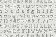 MISHANN TrueType - BOLD & OUTLINE, a Font by west_of_death (Thumbnail 5 of 8)