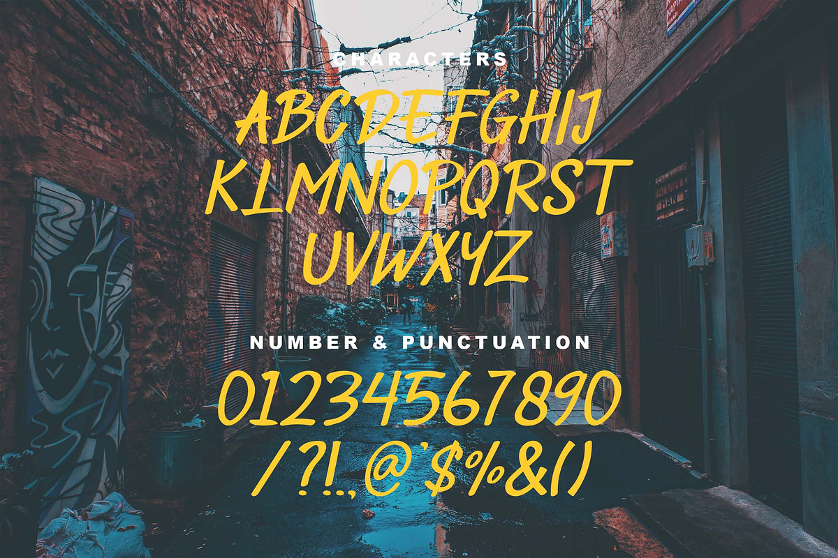 Chainsaw, a Sans Serif Font by Zelda Graphic (Photo 2 of 5)