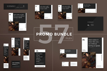 Promo Bundle | Women Fashion, a Poster Template by Amber Graphics